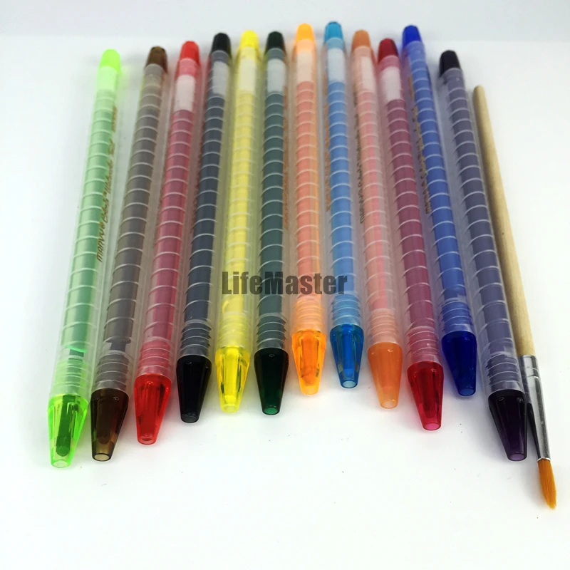 Карандаш водный механический LifeMaster 12 цветов 3 мм|color set|water color pencilscolor pencil |