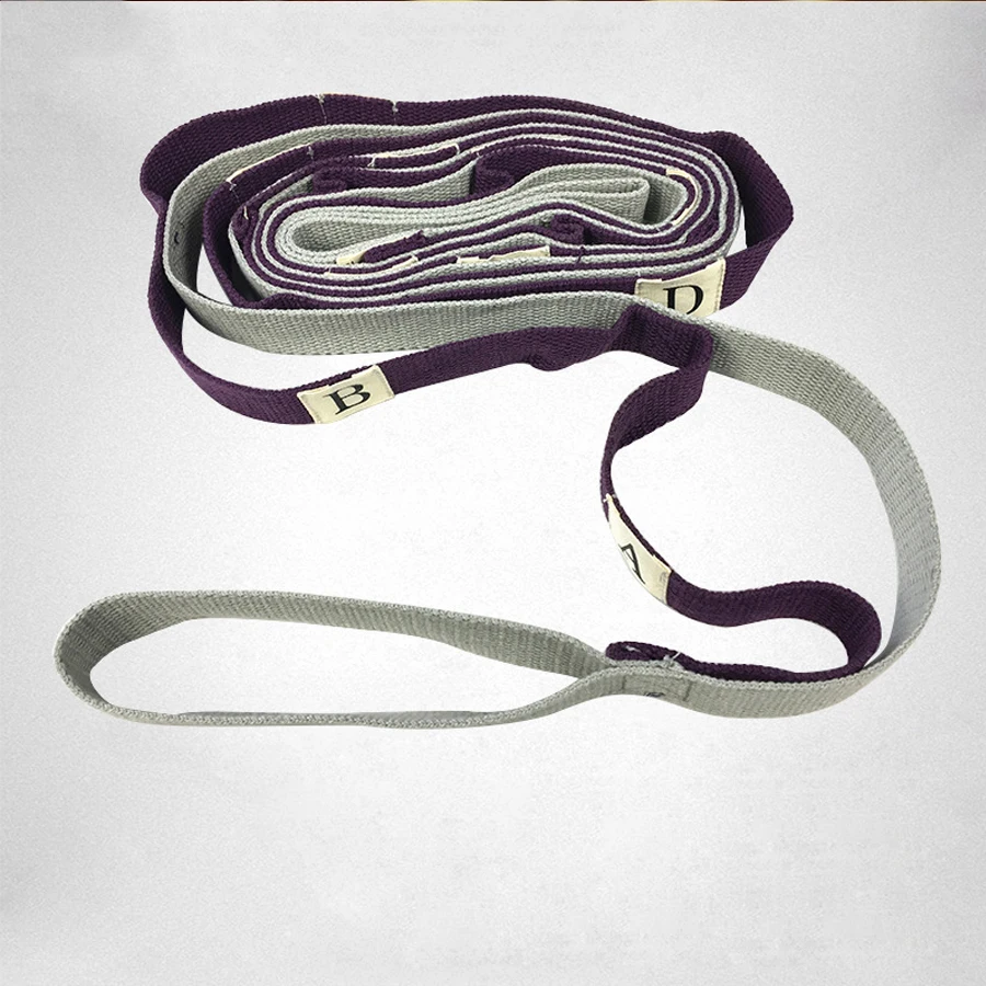 

Yoga Pilates Stretch Strap Crossfit Workout Fitness Women Sports Training Adjustable Yoga Belt Resistance Bands Pull Rope