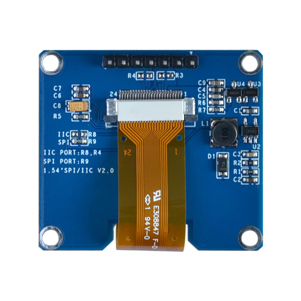 SPD0301 1,54 дюймовый oled-дисплей модуль 7PIN SPI IIC серийная плата с ЖК-экраном GND VCC SCL SDA 1,54 ''для Arduino