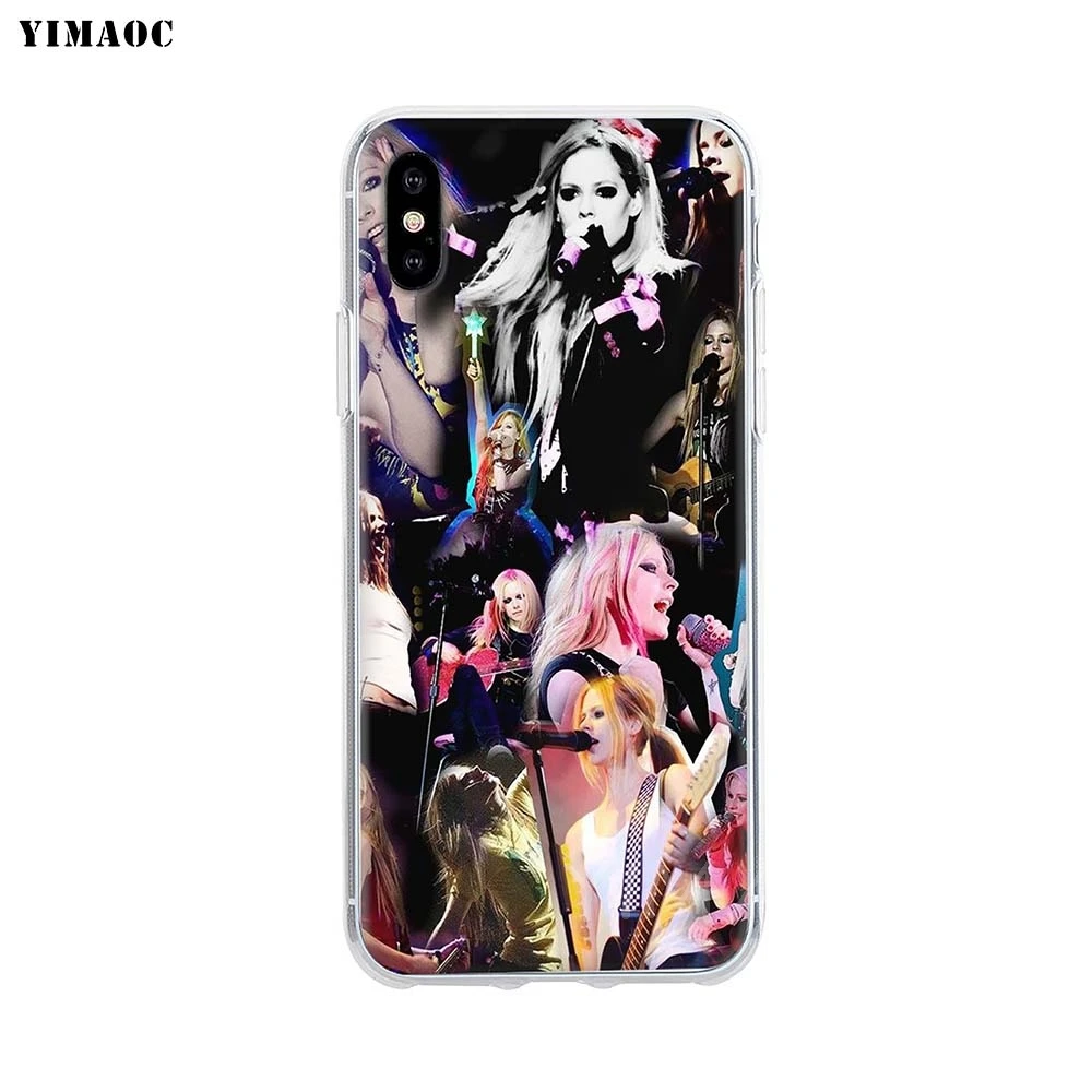 YIMAOC Avril Lavigne мягкий чехол TPU силиконовый для iPhone 8 7 6 6S Plus 5 5S SE X XR XS 11 Pro Max |