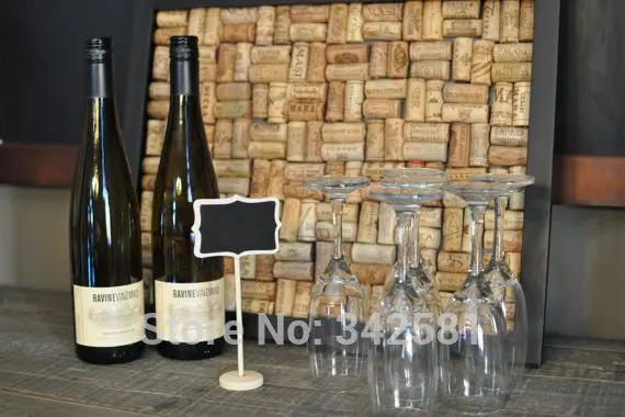 8x мини деревянной доске Мел для доски на подставке табличек держатель свадебной