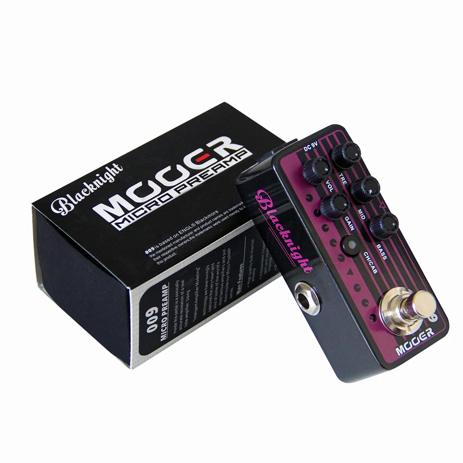 MOOER 009 Blacknight цифровой преампер электрогитара педаль высокое качество