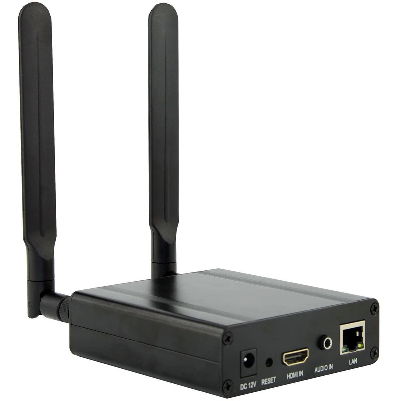 HEVC H.265 Wi Fi HDMI видео кодировщик к IP потоковый H.264 беспроводной с HTTP UDP RTP HLS RTMPS RTMP