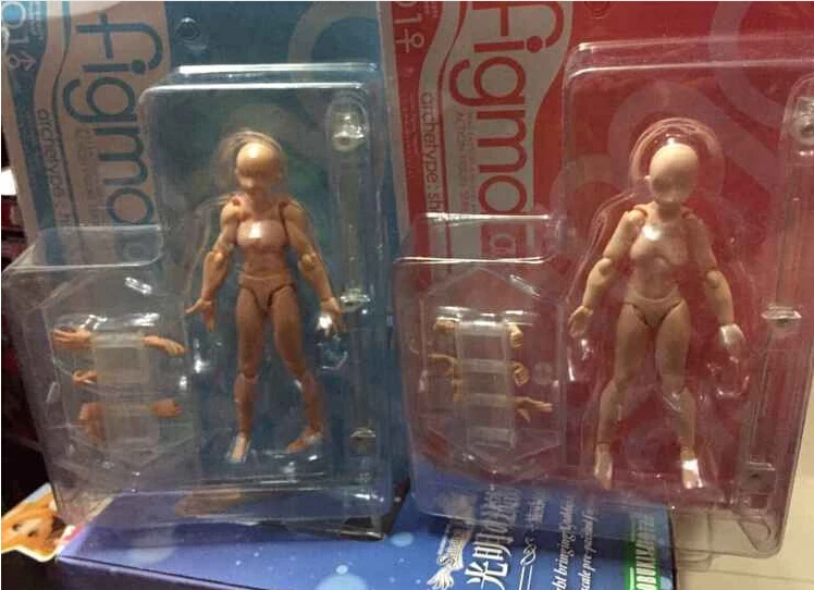 Экшн фигурка Archetype He She Figma подвижные 14 5 см хорошая Коллекционная игрушечная