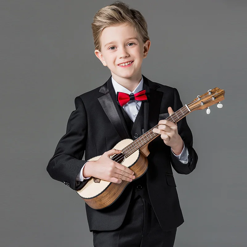 Бренд 2017 Демисезонный Обувь для мальчиков Костюмы свадеб черный Пиджаки женщин