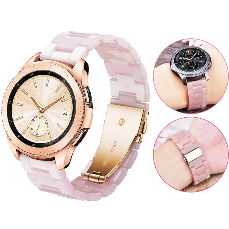Ремешок для часов 3 41 мм браслет samsung galaxy active 2 40 44 S2 classic watch 42 amazfit bip резиновый смарт