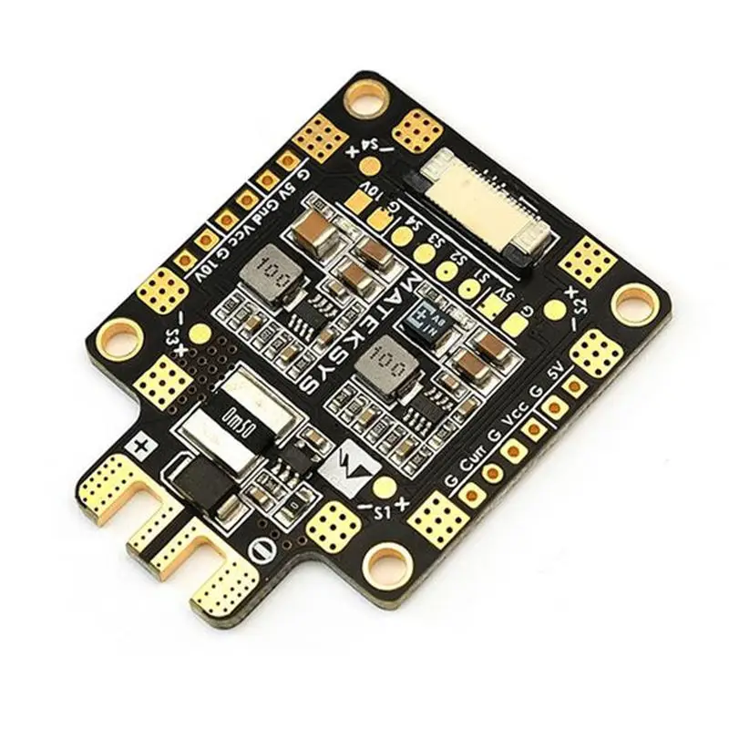 Matek FCHUB 6S Hub распределительная плата питания 5 В и 12 BEC Встроенный датчик тока 184A для