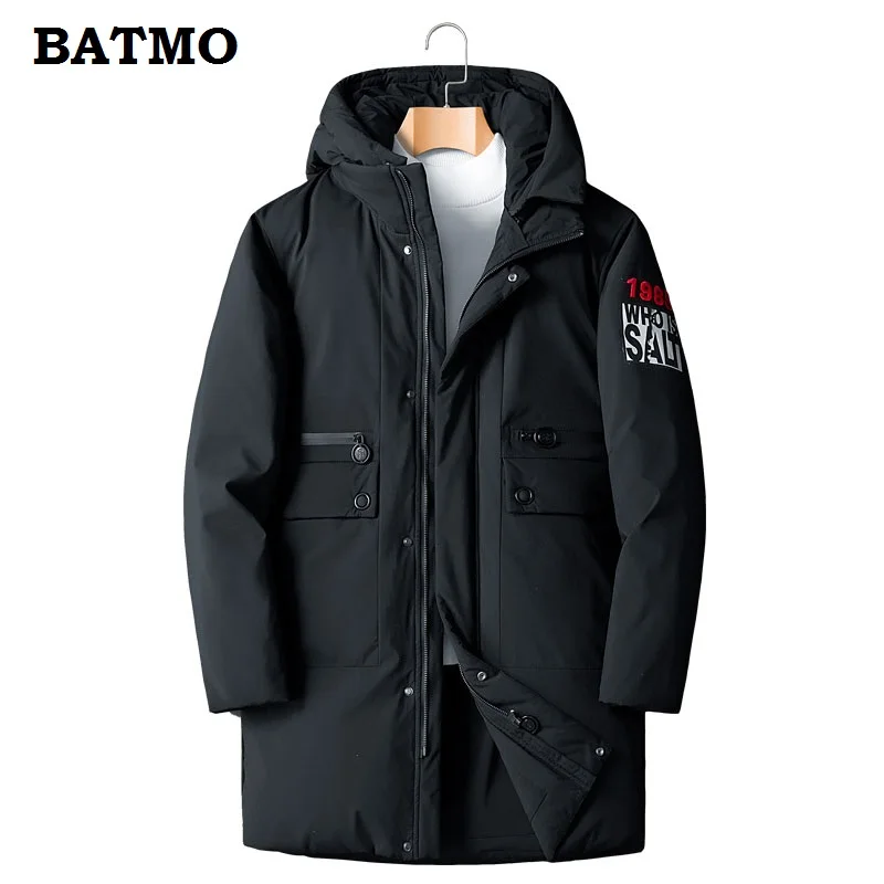 BATMO 2018 Новое поступление зимние высокого качества 90% белый пуховик на утином пуху