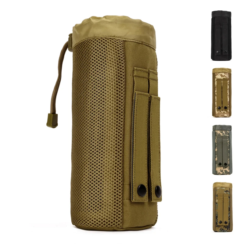 Новинка 1000D прочная нейлоновая Мужская поясная сумка для бутылки воды дорожная