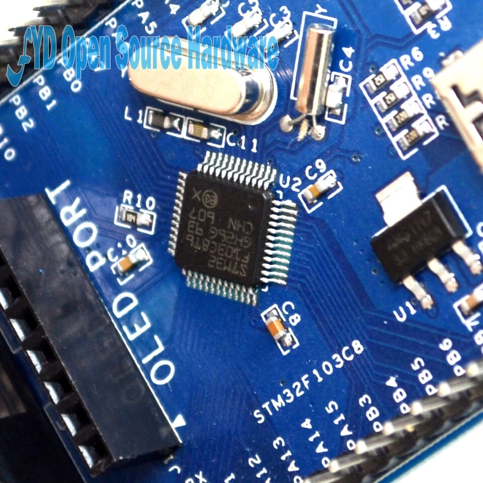 STM32 ARM core board minimum system 48 feet STM32F103C8T6 development learning | Электронные компоненты и