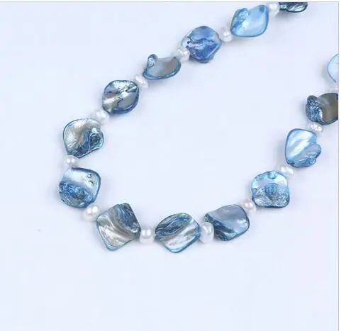 Ювелирное изделие хит продаж синее асимметричное квадратное ожерелье в виде