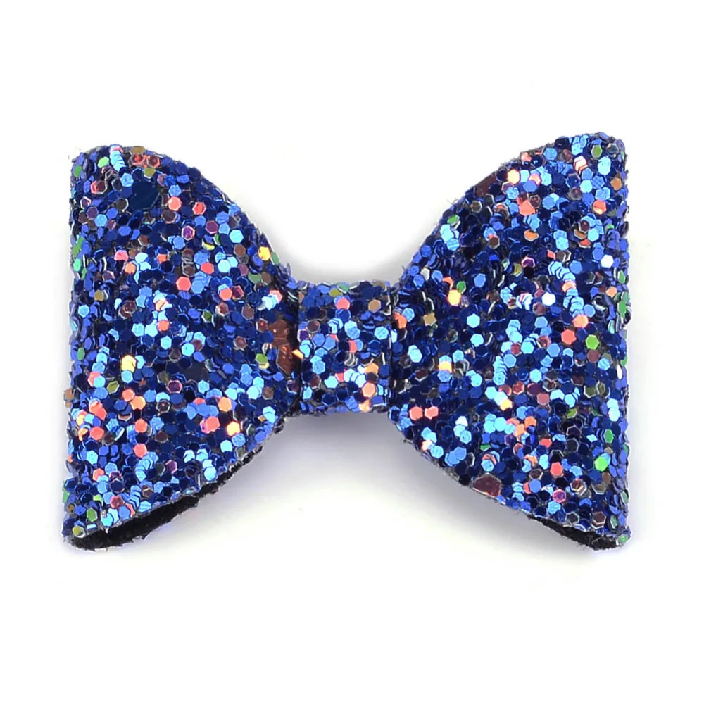 30pcs/lot 2inch Glitter Hair Bows Without Clip Handmade Mini Bow For DIY Crafting | Детская одежда и обувь