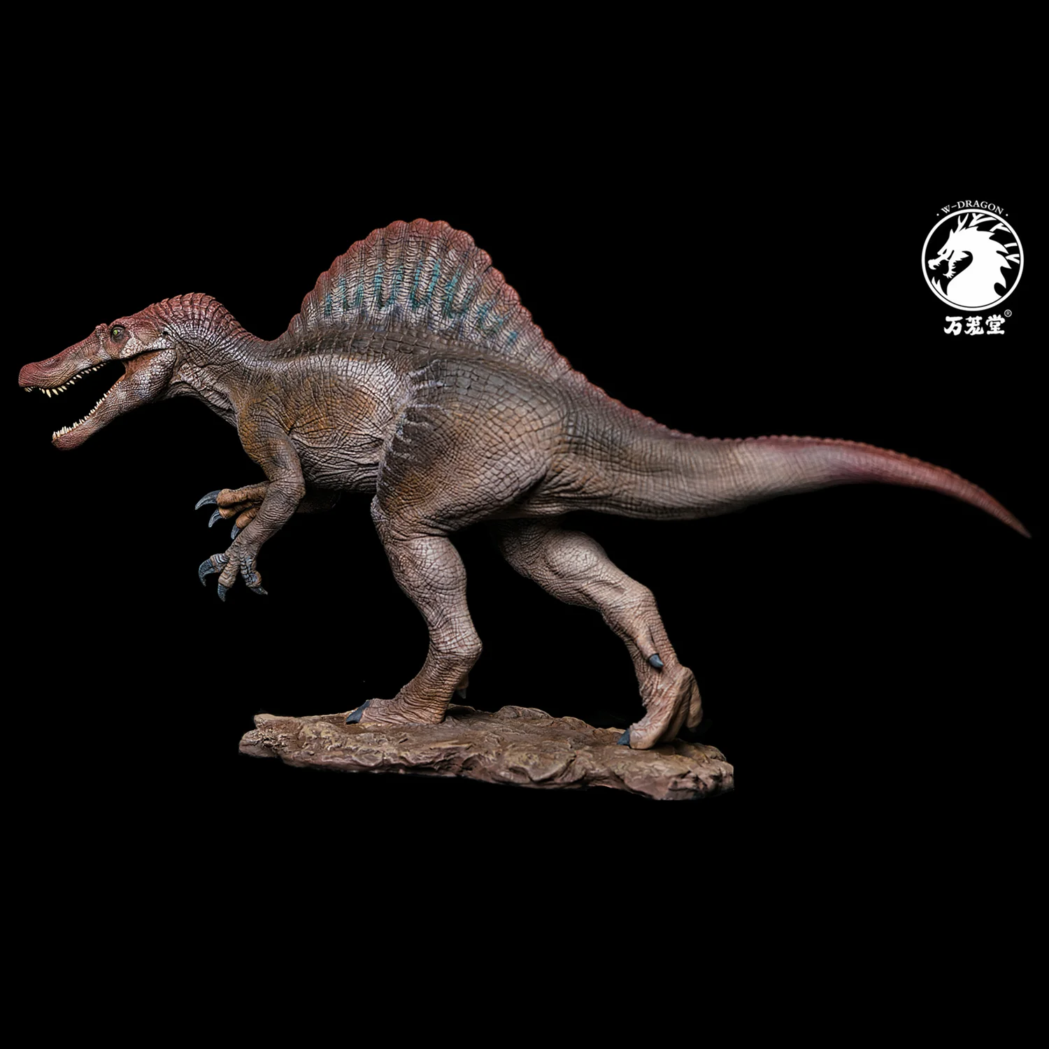 W Dragon 1:35 весы спинозавр статуя фигура динозавра Юрского периода модель база