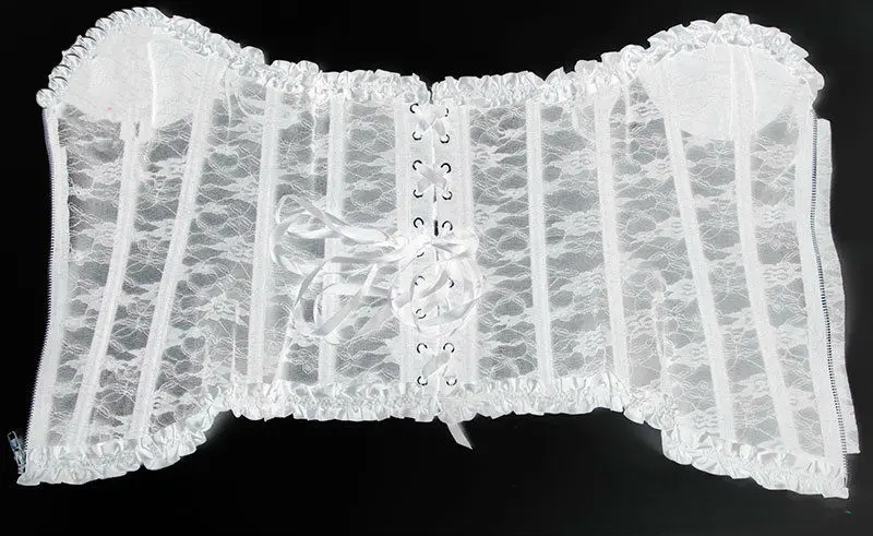 Белый цветочный кружевной бюстгальтер без бретелек с подкладкой пуш-ап