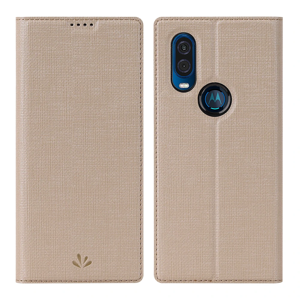 Винтажный тканевый чехол-книжка для Motorola Moto One Vision, кошелек с отделением для карт, магнитный чехол-книжка для Motorola Moto One Vision