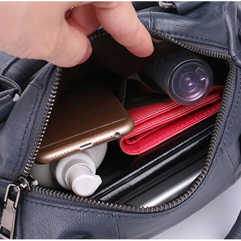 Женская сумка-тоут из натуральной кожи с клапаном | Багаж и сумки