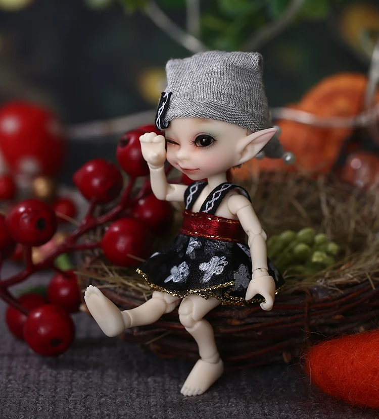 Realpuki Papilio сказочная FL BJD кукла 1/13 розовая улыбка эльфы Игрушки для девочек крошечные полимерные шарнирные куклы