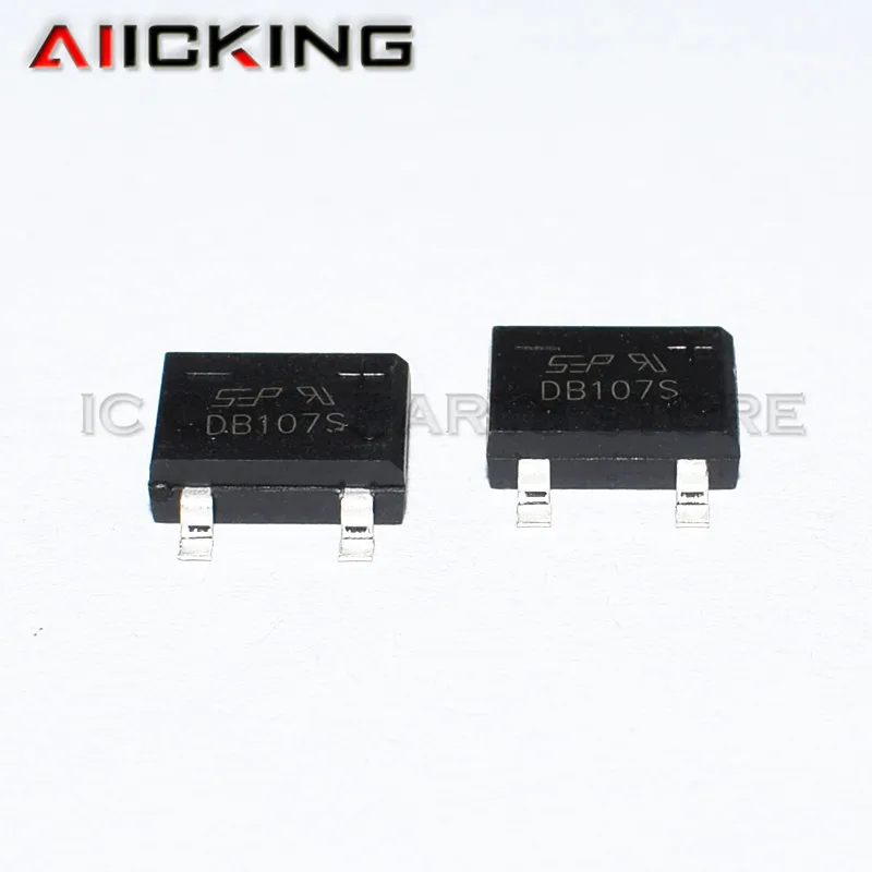 50PCS SMD DB107 DB107S 1A 1000V Single Phases Diode Rectifier Bridge | Электроника