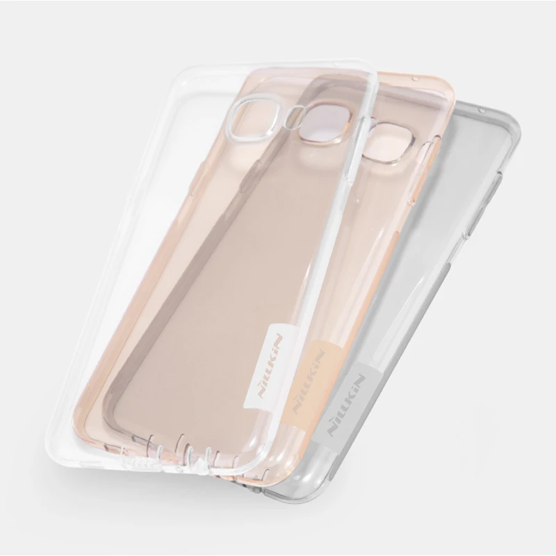 Nillkin Nature прозрачный Мягкие силиконовые ТПУ для Samsung назад Smart Cover C5 телефон