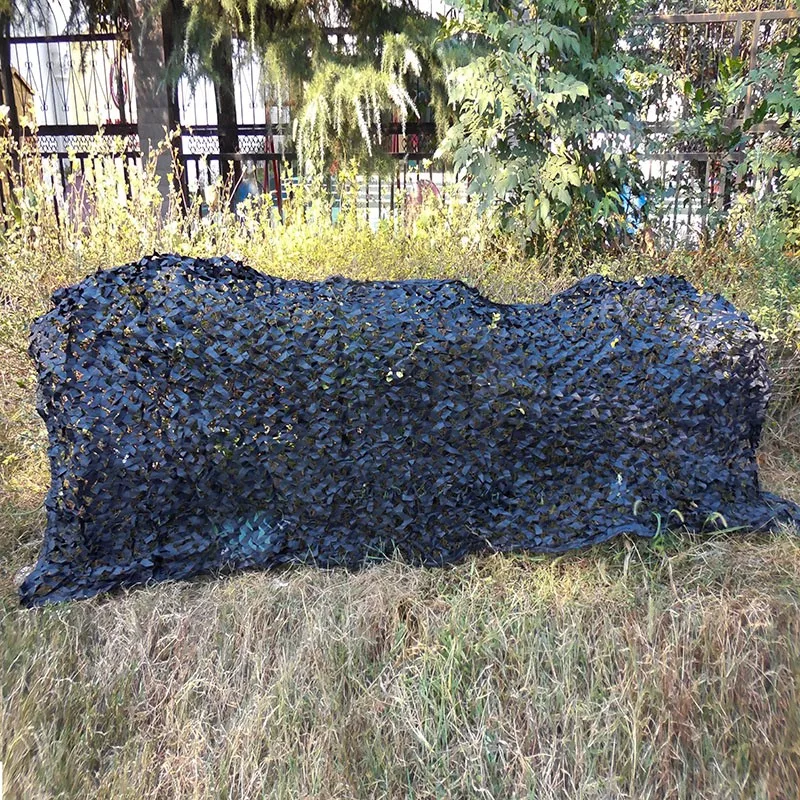 2x3m/2x4m/3x5m/4x5m 2-слойные черные камуфляжные фотообои солнцезащитные сетчатые