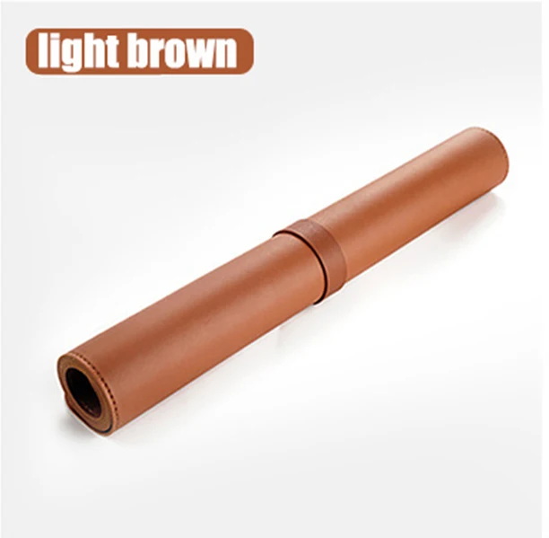 light brown 600*300 мм большой игровой коврик для мыши с запирающимся краем из искусственной кожи, коврик для мыши с двойным использованием спереди и сзади, коврик для мыши, офисный Настольный Ноутбук, большой коврик для мыши - Цвет: light brown
