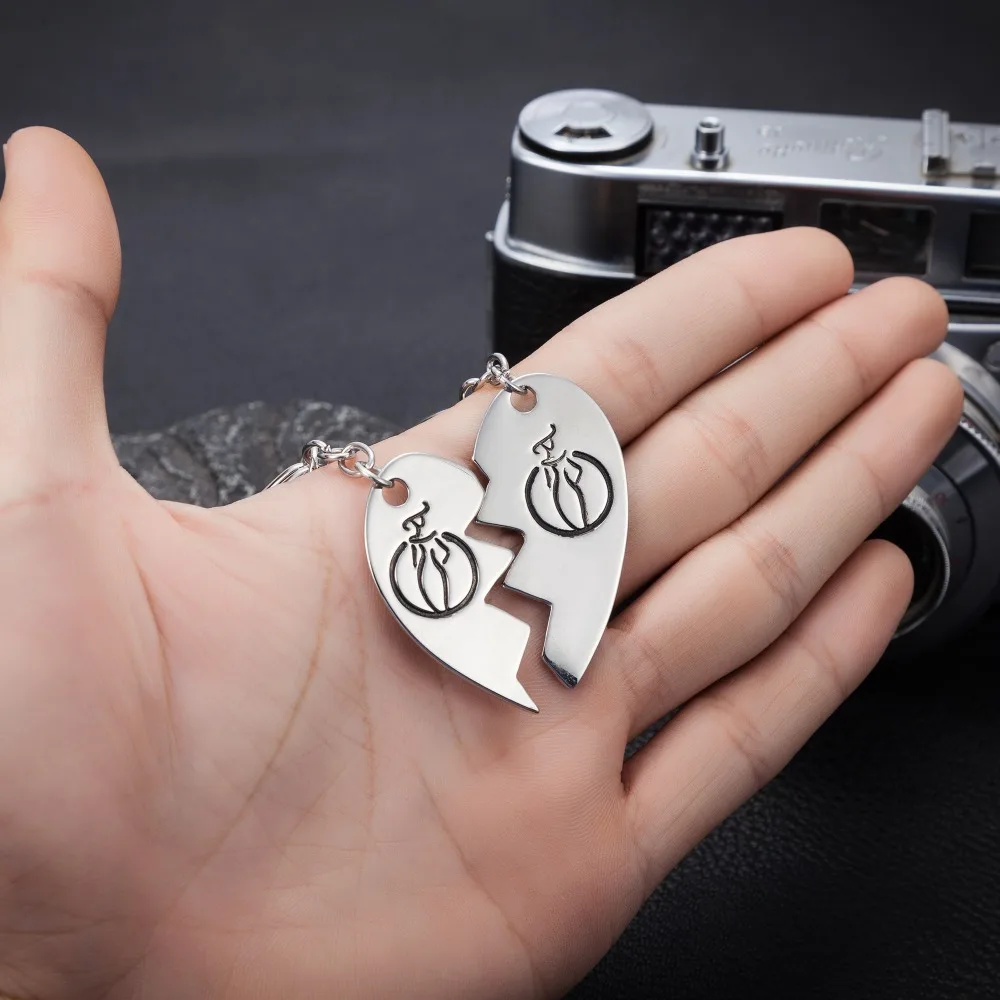 ISHOW 2 шт. Посеребренная форме сердца брелки для сумка женская мода Jewelry Best суки