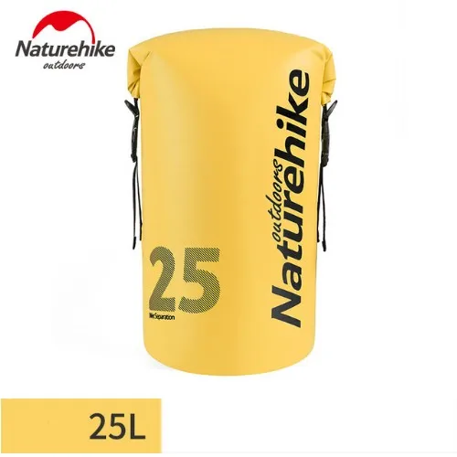 Yellow 25L Naturehike Waterproof Backpack Combo Dry Wet Bag Beach Sea Water Boating Drifting River Trekking Dry Bags Swimming Bag 10/15/25L - Цвет: Yellow 25L
