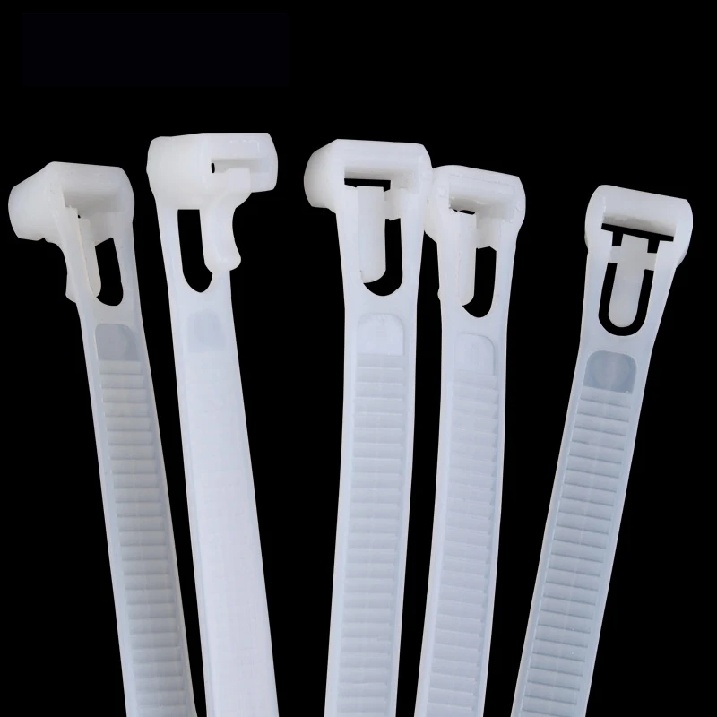 100 шт. нейлоновые кабельные стяжки многоразовые|cord strap|reusable zip tieszip ties |