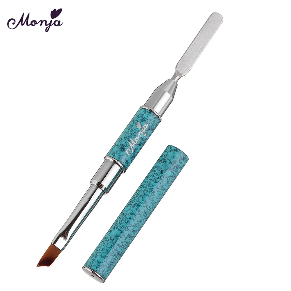 Ручка с двойной головкой из соснового камня 1 шт. кисть для самостоятельного