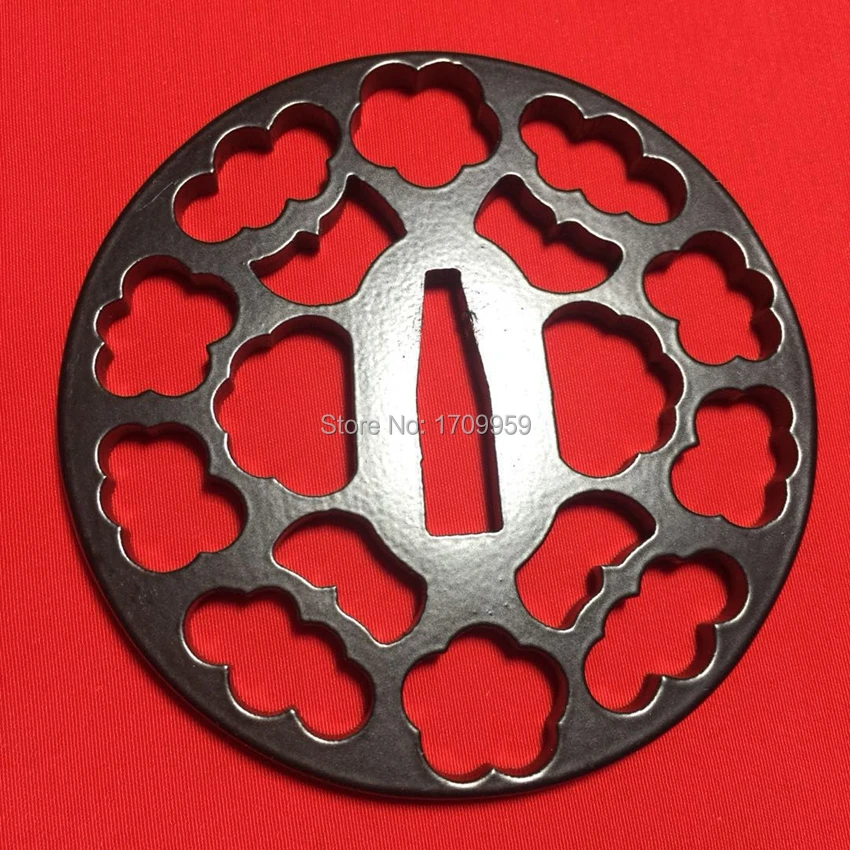 Хороший железный предохранитель Tsuba для японского самурайский меч катана нож Wakizashi ручной работы DIY аксессуар