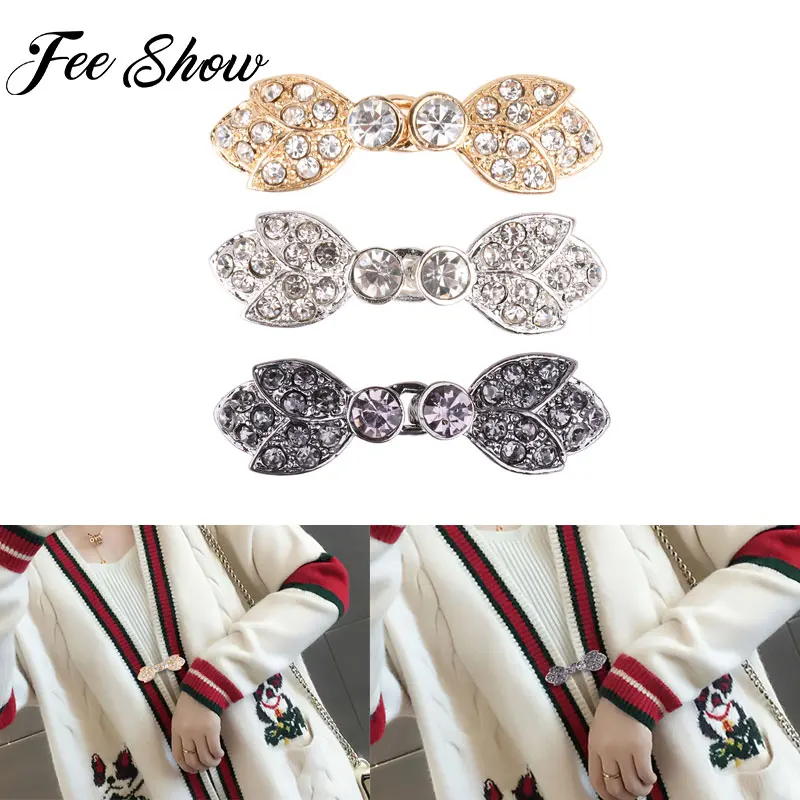 Женская Блестящая брошь для девочек в форме стрелы/листьев/розы плащ с