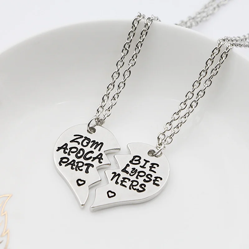 2 предмета Новый стиль разбитое сердце &quotзомби Апокалипсис партнеры&quot Best друг