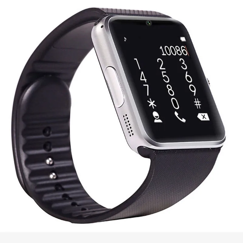 Умные часы GT08 мужские и женские Bluetooth наручные Поддержка SIM/tf-карты большой