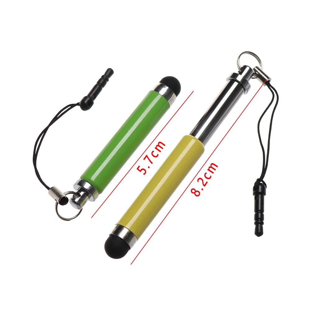 

3Pcs Retractable Screen Stylus Touch Pen Universal mini Capacitive Pen for iPad iPhone PC Mobile phone Cell Phones & Accessories