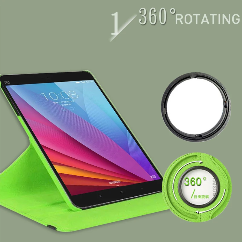 Чехол для планшета Xiaomi mi Pad 4 Plus, вращающийся на 360 градусов, чехол для планшета mi PAD4 Plus PC+ флип-чехол из искусственной кожи mi PAD 4 4 PLUS, чехол 10 дюймов
