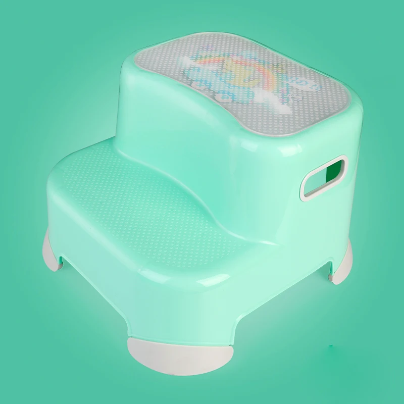 Детский Пластиковый шаговый табурет для ванной комнаты противоскользящий