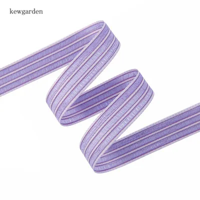 Kewgarden полосой полые атласные ленты 25 мм 1 &quotвручную изготовленная лента DIY Hairbow