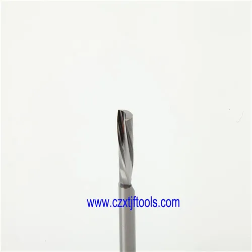 D4 * 12 50 1F твердосплавные концевые фрезы 45HRC 1 флейты алюминий 45 градусов без