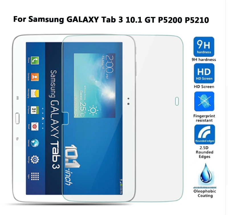 Tab 3 10.1 GT P5200 Закаленное Стекло для Samsung Galaxy Tab 2, 3, 4 года лежат 7,0 Tab4 10,1 7,0 8,0 Экран протектор Tab A 10,1 A6 SM-P580 T210 T110 T530 T330 - Цвет: Tab 3 10.1 GT P5200