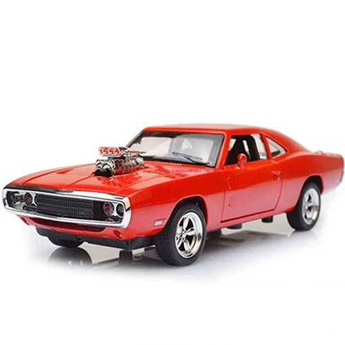 Красный 1:32 Dodge зарядное устройство Форсаж легированные модели автомобилей детские игрушки для детей Классические металлические автомобили - Цвет: Красный