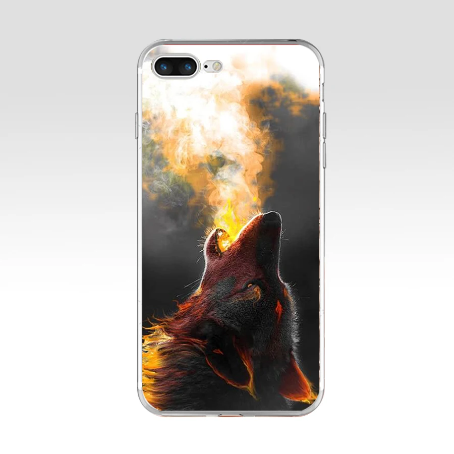20H классический крутой волк зимний Мягкий ТПУ силиконовый чехол для Apple iPhone 6 6s 7 8