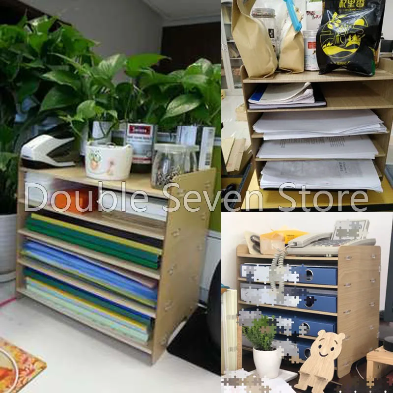 Деревянный ящик для хранения документов формата А4 отделочная сетка рабочего