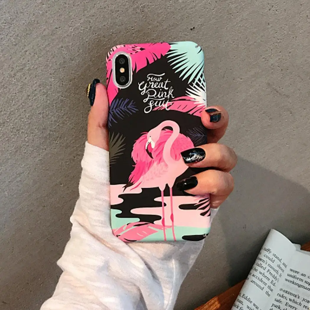 Animal Bird Pattern PC Mobile Phone Case Anywhere You Need Back Easy to install and take off. Cover For iPhone |