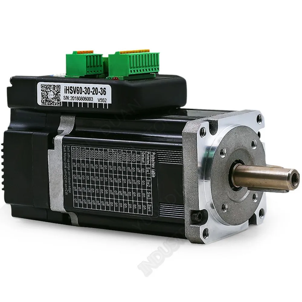 Интегрированный сервопривод 200 Вт 60 мм 3000 об/мин нм постоянный ток 36 В а 3 фазы DSP