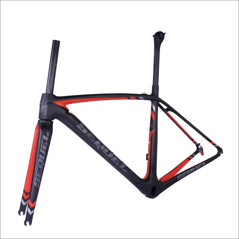 emonda дороги углерода Сверхлегкая рама 765 г biycle рамка 47/50/52/54/56 см маршрут Велосипедный спорт комплект - Цвет: Бургундия