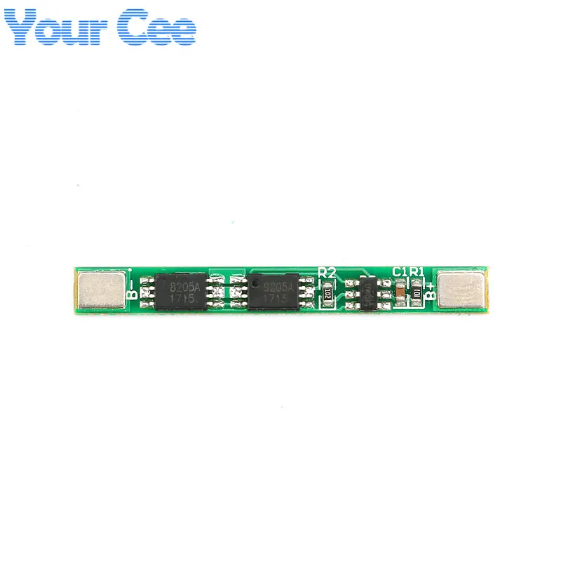 10 шт. защитная плата 1S 3 7 V 4A li ion BMS PCM 18650 для литий ионных аккумуляторов 18650| |