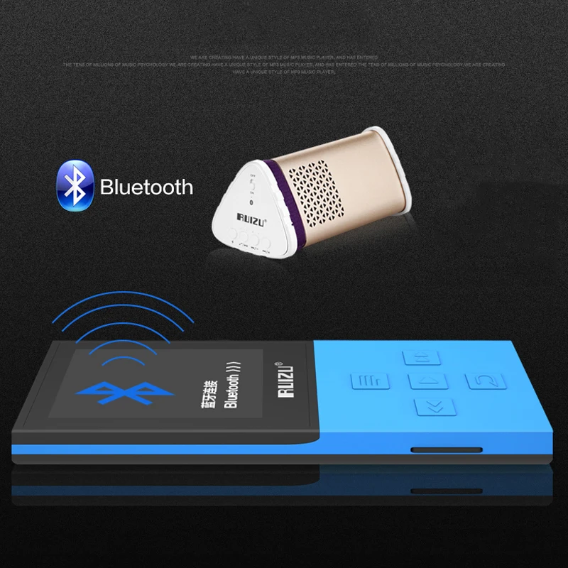RUIZU X18 оригинальный 8G спортивный мини MP3 плеер Bluetooth 4 0 2018 без потерь рекордер fm
