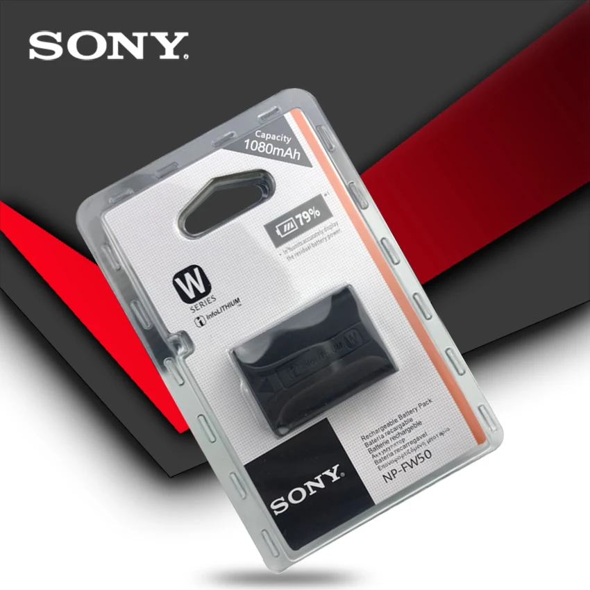 1 шт. sony NP-FW50 NP FW50 NPFW50 Батарея NEX-7 NEX-5R NEX-F3 NEX-3D Alpha a5000 a6000 Alpha 7 a7II