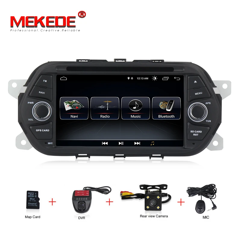 16G DVD CAMERA DVR MEKEDE HD 1024x600 1din Android 8,1 автомобиля стереонаушники DVD для Fiat Tipo Egea автоматическое радио GPS навигации - Цвет: 16G DVD CAMERA DVR