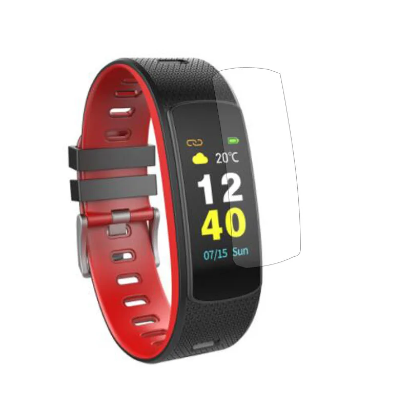 2 шт. прозрачный мягкий силиконовый чехол из ТПУ Защитная пленка для iwown i6 HR C